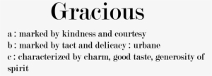 Look This Up In The Oxford Dictionary And Rip Page - Gracious Meaning