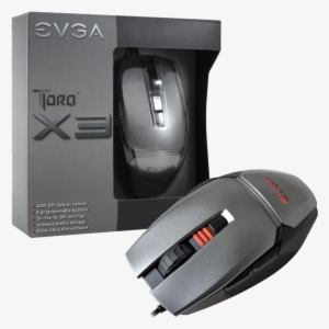 Evga Torq X3 Gaming Mouse, Customizable, 4000 Dpi, - Evga Torq X3