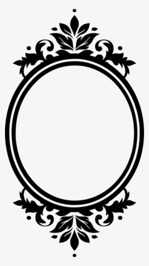 Personalised Portrait Frame Sticker - Circle