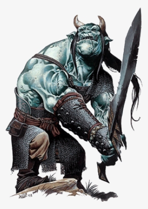 Orckaa The God Of The Orcs Is Also A Barbarian God - Ogre Mage Pathfinder