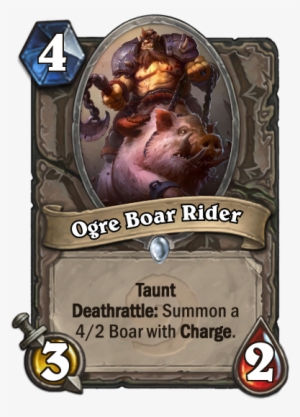 Ogre Boar Rider - Hearthstone Lovecraft