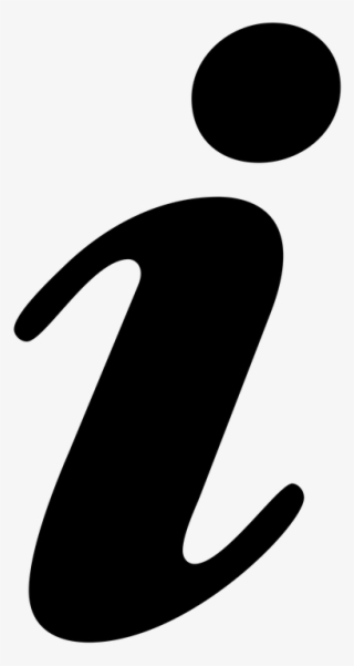"i" Icon For Information - Information I Png