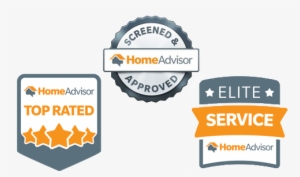 Garage Door Installation - Home Advisor Screened And Approved Logo