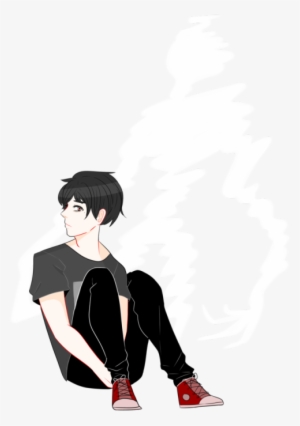 So I Started To Read Ajin - Png Anime Boy Sitting