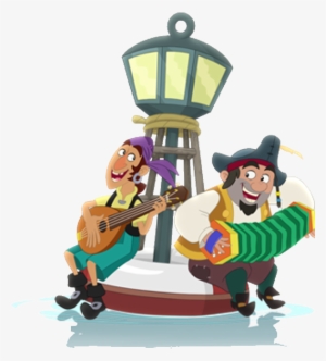 Image Sharky Bones Clip Art Png Jake And The Never - Jake The Neverland Pirate Png