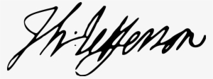 Open - Thomas Jefferson Signature