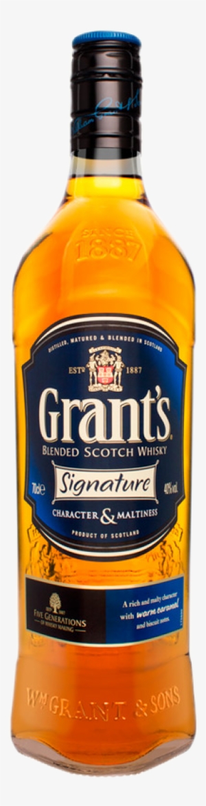 Easy To Drink, Full Of Character And Bags Of Maltiness, - Grant's Signature Blended Whisky