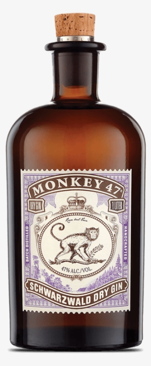 Monkey 47 Schwarzwald Dry Gin - Monkey 47 Gin Png