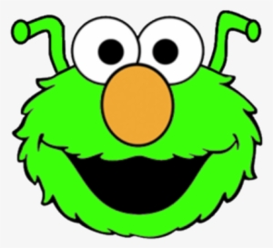 Grover's Face Template - Sesame Street Face Printable - 400x372 PNG ...