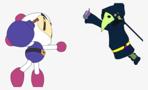 Bomberman Vs Plague Knight Transparent Background By - Transparent Background Knights Clipart