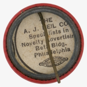 Liberty Bell Bird Club Button Back Club Button Museum - Circle