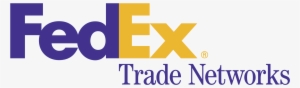 Fedex Trade Networks Logo Png Transparent - Fedex Trade Networks Logo