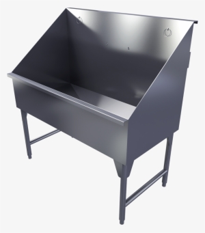 48 Dog Sink Without Ramp Without Tap 3d View - Hotel