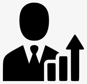 Businessman Income Increase Growth Profit Salesman - Salesman Icon