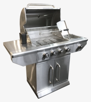 4 X 304 Stainless Steel Gas Burners • 4 X Flame Tamers