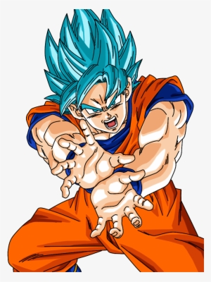 Blue Render By Yeyetv - Goku Super Sayayin Kamehameha