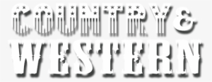 Country Western Png Vector Black And White Library - Country And Western Png