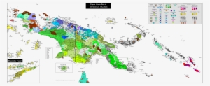 Quality Postlinguistic Map Of The Papua And Papua New - Tribe Map Of Papua New Guinea