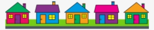 Neighborhood Clipart Vecindario Neighborhood Vecindario - Clip Art