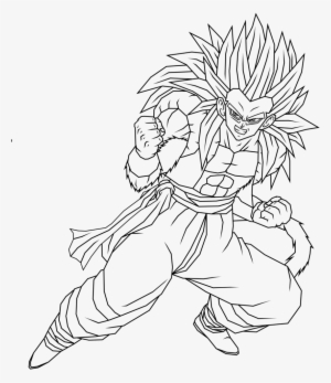Goku Coloring Games Son By Coloring Page Goku Super - Dragon Ball Para Colorear Gogeta Ssj5