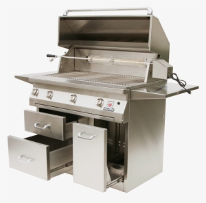 36″ Solaire® Infrared Grill - Solaire 42" Infravection Premium Cart Grill With Rotisserie