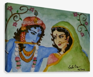 Raddha Krishna Canvas Print - Artist