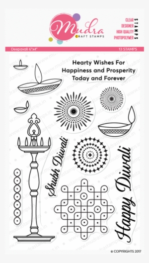 Out Of Stock Mudra Craft Stamps - Mudra Stamps - Dainty Blooms - 4"x4"