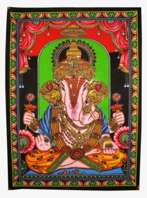 Vintage Bohemian Indian God Gypsy Home Decor - Ganesha