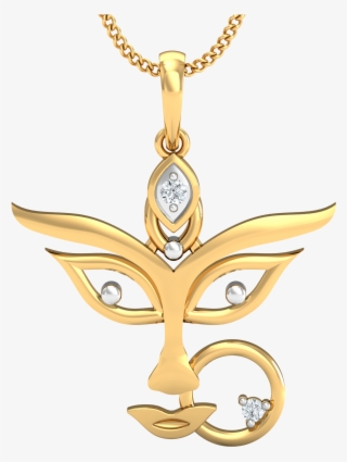 Maa Durga Gold Pendant