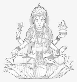 Let Us Now Move Into The Vibration Of The Goddess Lakshmi, - Illustration