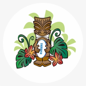 Rugby God Phone/grip Stand - Tiki Hut Clip Art