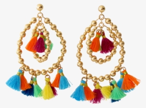 Indian Tassel Earrings - Earring