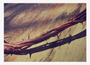 The Jesus Christ Crown Of Thorns, With A Retro Filter - Jesus