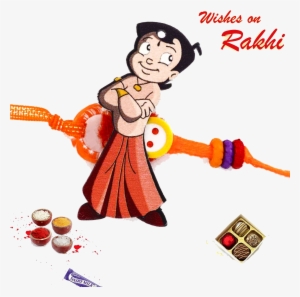 Elegant Blue & White Beads Studded Rakhi - Send