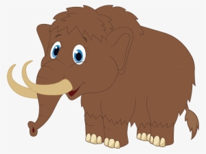 Png Freeuse Download African Elephant Clipart - Wooly Mammoth Cartoon