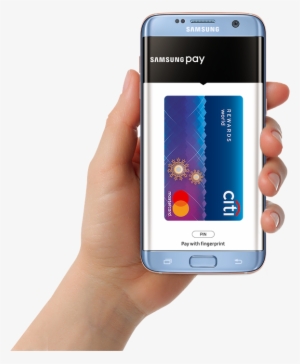 Citi Samsung Pay - Samsung Mobile Frame Hand Png
