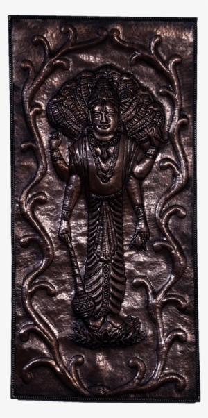 Buy Copper Art Vastu Lord Vishnu Online - Relief