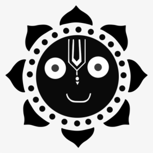 Krishna Vishnu Hinduism Jagannath - Jagannath Black & White