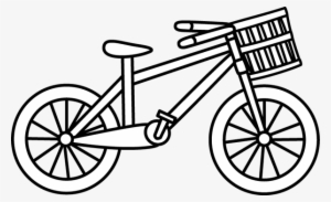 Bike Black And White - Bicycle Clipart Black And White