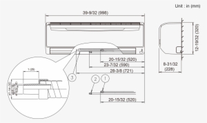 Indoor Unit - Asu24rlxfw - Diagram