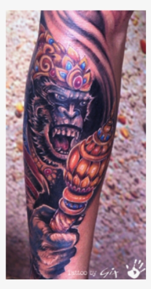 Hanuman Monkey God Color Forearm - Monkey
