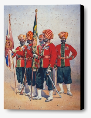 Soldiers Of The 15th Ludhiana Sikhs - British Empire Indian Soldiers