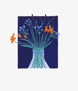 Sublime Emotion Gouache & Watercolor On 300 Gsm Watercolor - Agapanthus