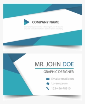Blue Corporate Business Card Header Template, Business, - Business Card
