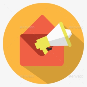 Email Marketing Icon Png - Circle
