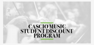 Student & Teacher Discount Program - Music