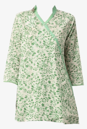 All About You From Deepika Padukone White & Green Printed - Kurti Top