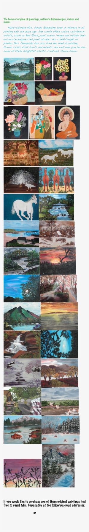 The Home Of Original Oil Paintings, Authentic Indian - Painting