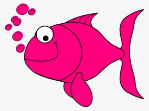 Tropical Fish Clipart Pink Fish - Fish Clip Art