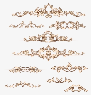 Wedding Ornaments Flowers Png - Transparent Wedding Invitation Border Png